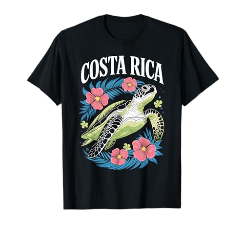 Costa Rica Turtle Sea Vacation Tropical Pura Vida Costa Rica T-Shirt