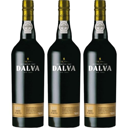 C. da Silva Dalva Port Late Bottled Vintage Portwein rot süß Portugal inkl. FeinWert E-Book (3 x 0.75 l)