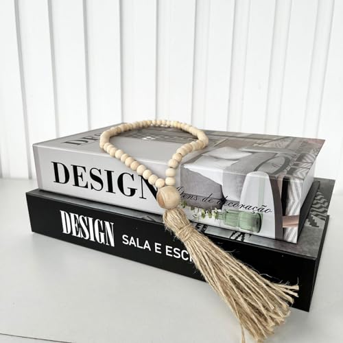 Decoração sala quarto livros home + enfeite colar decor