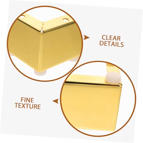 Meubles fer doré support robuste équerre de fixation pour canapé et armoire - 5