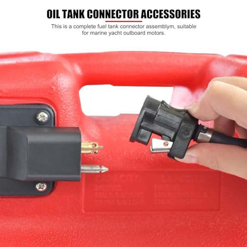 EVTSCAN Universal Marine Fuel Tank Connector with Level Sensor Assembly, for 3 to 6 Gallon Portable Boat Fuel Tank and Outboard Motor Engine