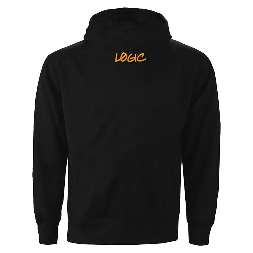Logic Kapuzenpullover No Pressure Gradient Logo Nue offiziell Herren Schwarz