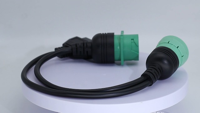 Amazon.com: VZG J1939 Splitter 9 Pin to OBD 2 Male Adapter Cable