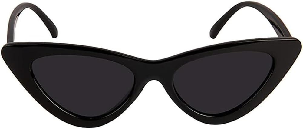 faasRetro Vintage Narrow Cat Eye Sunglasses for Women and girls Clout Goggles-1pcs