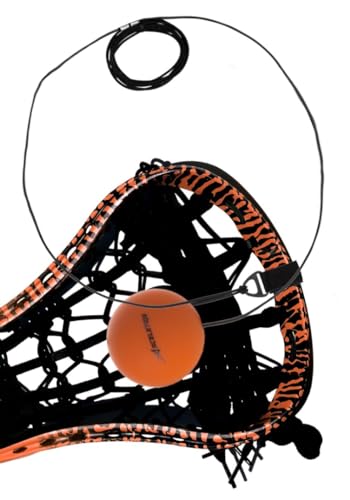 ACELETIQS Lacrosse Balls & Rebounder Pair for All Ages