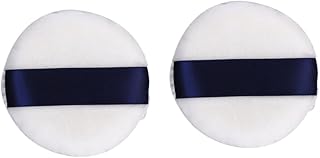 FRCOLOR 2Pcs Round Loose Powder Puff Soft Mak...