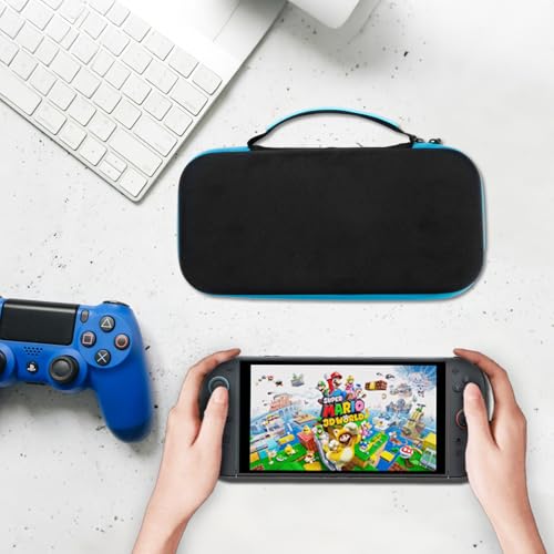 Glamgen Carrying Travel Case for Nintendo Switch 2 2025, Large Capacity Hard Shell Case with 11 Game Card Slots and Mesh Bag, Hard Shell Protective Travel Carry Cases for Switch 2 Accessories -Black by Glamgen - Image 7