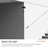 National Lighting Ware Black Corner Angled Pill E27 Bracket Outdoor Garden Wall Light IP44 Rated - Image 6