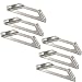 Angle Code, WEBI Stainless Steel Corner Braces, Trapeziform Angle Brackets, multi-angle Joint Fastener, Shelf Support for Desk Edge, Box, Wood Beam, 6 Pack