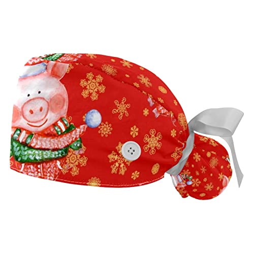 Casquette de travail de Noël JDEZ pour égayer vos journées professionnelles en cuisine
