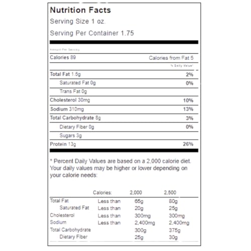 Jerky.com's Exotic Hot Venison Jerky - Wild Game Meat Snacks, Exotic Snacks, High-Protein, All-Natural, No Added Preservatives - Healthy Snacks for Adults - 1.75 oz. (Pack of 1)