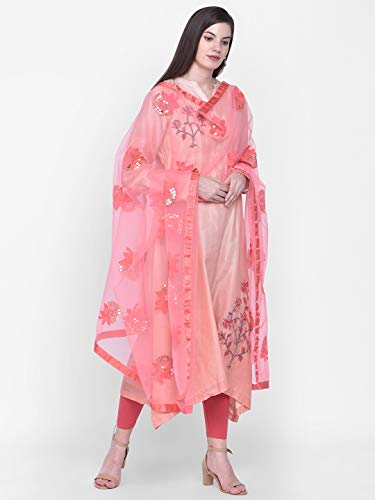 Image of DUPATTA BAZAAR Woman's Embellished Net Dupatta