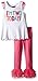 Mud Pie Toddler Girls' Birthday 2 Piece Set, I'm Two, 2T