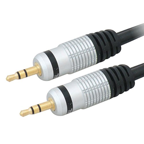 Image of MX AUX CABLE EP STEREO MALE 3 mm TO EP STEREO 3 mm CABLE GOLD PLATED CONNECTORS - 2384