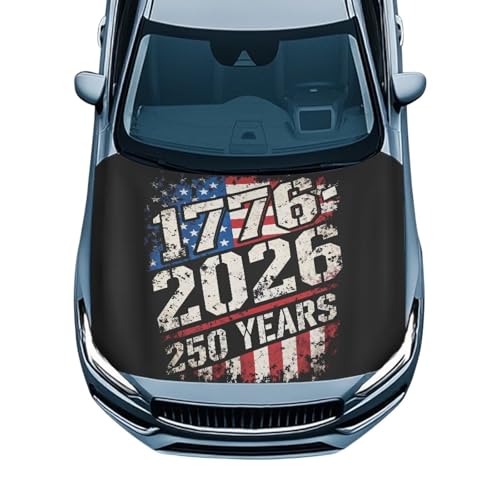 Image of 1776-2026 American Hood Wraps for Cars Hood Wrap Protector Washable Car Hook Elastic Fabrics Can be Washed Hook Wraps