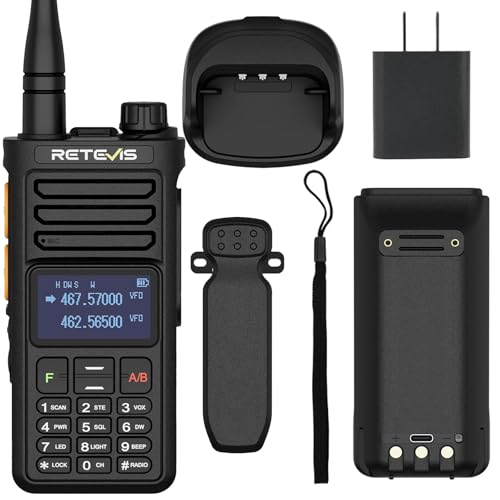 Retevis RA89R Ham Radio, Cross-Band Repeater, APP Setting, Dual Band Handheld Radio, High Power Two Way Radio, 2800mAh USB-C Rechargeable, IP54, Long Range Walkie Talkies for Emergency, Survival