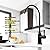 Achelous Matte Black Kitchen Water Filter Faucet,Stainless Steel Lead-Free Drinking Water Faucet Fits Reverse Osmosis Units or Filtration System in Non-Air Gap