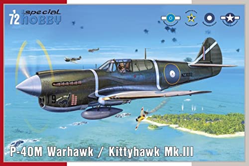 Maquette P-40M Warhawk Kittyhawk III Special Hobby à l'échelle 1/72 pour modélisme