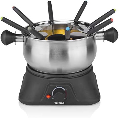 Tristar FO-1109 widelczyki do fondue 1400 W 8 widelczyków do fondue Czarny, stal nierdzewna