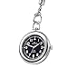 Produktbild Dugena Herren-Taschenuhr 4149874-1 Lepine, Quarz, schwarzes Zifferblatt, Edelstahlgehäuse poliert, Mineralglas, mit Ledertasche und Lederkordel, 3 bar
