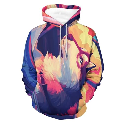 Hoodie Husky sweat à capuche manches longues pour homme femme taille S