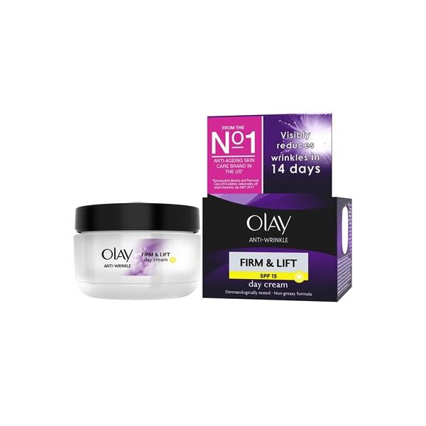 Olay Anti-Wrinkle Firm & Lift SPF 15 40+ Day Cream, 1.7 Ounce