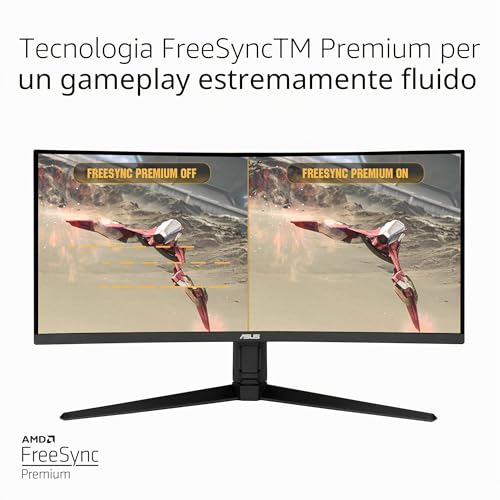 TUF Gaming VG34VQL1B Monitor Gaming Curvo da 34" WQHD (3440x1440) - Monitor - Immagine 3