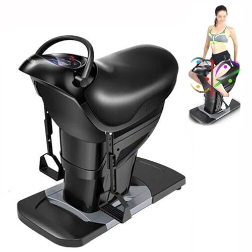 Simulador eléctrico de equitación con Bluetooth, 20 ajustes de velocidad, capacidad de 330 libras para gimnasio en casa, ejercicio para hombres y mujeres