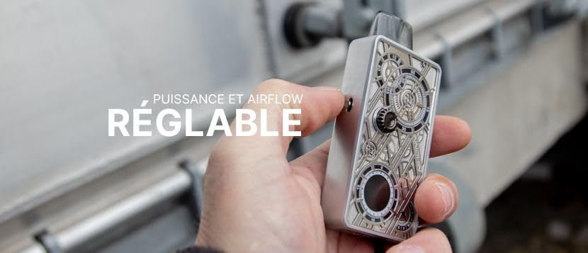 Pack éco - pod KLYPSE MECHA Inokin + un paquet de 3 cartouches pour Innokin  Klypse Mecha | Silver