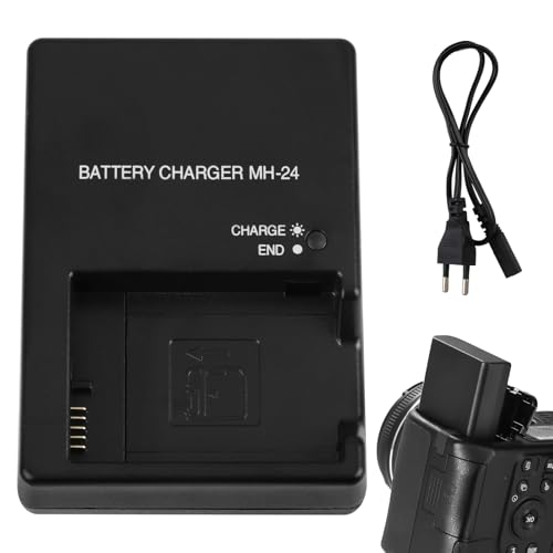 MH-24 Akku Ladegerät für EN-EL14 EN-EL14A Akku Ladegerät Digitalkamera kompatibel mit Nikon D3100 D3200 D3300 D3400 D3500 D5100 D5200 D5300 D5500 D5600 P7000 P7100 0 P77 00 P7800 SLR-Kameras