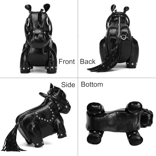 Men and Women Fun Horse Shaped Crossbody Shoulder Bag Handbag PVC Unique Novelty Horse Purse3