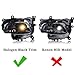 KAMDKI A Pair Halogen Headlight Accessories Fit For 2014 2015 2016 2017 2018 Jeep Cherokee Left Driver And Right Passenger With Bulbs Head lamp Assembly CH2502249 CH2502250