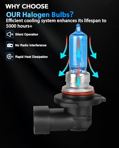 Shenkenuo RV0000X27 Fit For Dodge Ram 1500 2500 3500 (2019-2024) 9005+H11 High/Low Beam Ultra - High Performance Halogen Headlight Bulbs Combo & H11 Fog Bulbs,Plug-N-Play,Pack Of 6 thumb #3