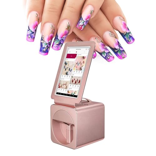 Impresora De UñAs De Pantalla Grande: Admite EdicióN Manual, ImpresióN De Patrones, Texto, Formas En Las UñAs, Herramientas De ImpresióN De Patrones De Bricolaje Para UñAs, MáQuina Impresora
