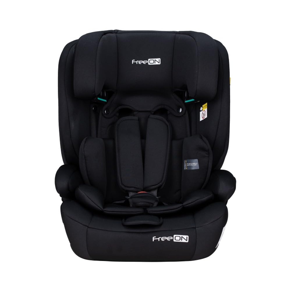 URAN Siège auto réglable i-Size 76-150 cm jusqu'à 36 kg 1 à 12 ans Noir