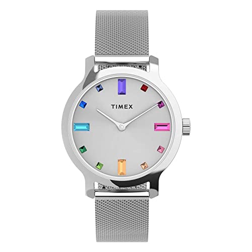 Image of Timex Transcend 34mm Women's Analog Watch | Stylish Modern Design