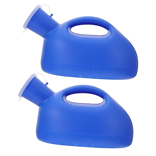 COLLBATH Practical Elder Urinal Bucket Lid Large Capacity Portable Odor- Easy Cleaning