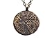 Handcrafted Viking Compass Vegvisir Guiding Pendant Necklace Norse Jewelry Amulet