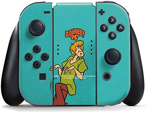 Skinit Decal Gaming Skin Compatible with Nintendo Switch (2017-2021) Joy-Con Controller - Officially Licensed Scooby Doo Scooby-Doo Crew Design