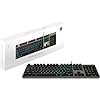 MSI FORGE GK310 Clavier Gaming Mécanique FR - AZERTY, Switches Red (Linéaires) interchangeables, Touches Ergonomiques, LED RGB 20 Modes, Capot magnétique Amovible, USB 2.0 - Pleine Taille