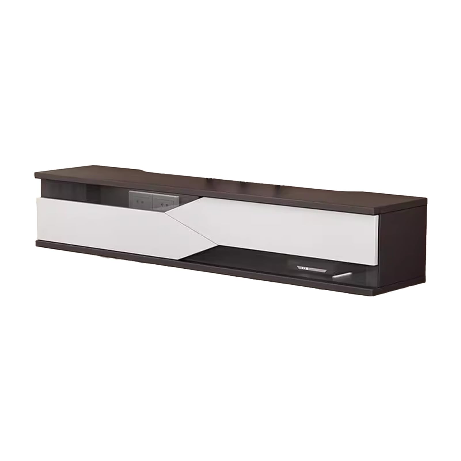 Étagère de rangement murale, organiseur en bois pour routeurs WiFi et fournitures de bureau, armoire cachée pour la maison, le salon, design durable