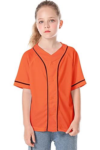 Image of Yuji Itadori Kids Baseball Jersey Button Boys Short Sleeve T-Shirts Hip Hop Fashion Casual Sports Solid Color Shirt