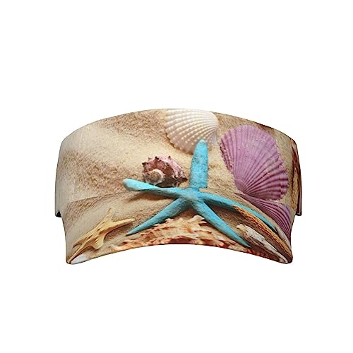 Casquettes pour la plage coquillages étoile de mer visière sport outdoor