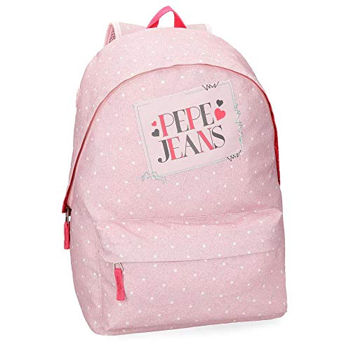 Preisvergleich Produktbild Pepe Jeans Olaia Schulrucksack, 42 cm, 22.79 liters, Pink (Rosa)