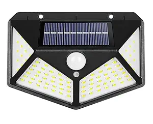 Divyam khushiyo ki roshni Solar Lights Outdoor Motion Sensor LED Spotlight Solar Lights| IP66 Waterproof Solar Security Lights (Pack of 1)