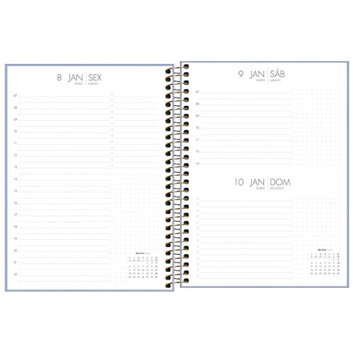 Agenda Espiral Vanilla M7 2021 Tilibra