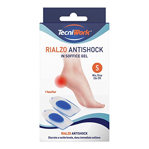 Alza elevadora antishock para zapato en gel, 1 par, talla pequeña - 36/39 Cover