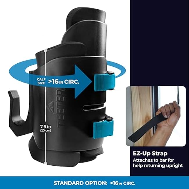 Teeter EZ-Up Gravity Boots for Inversion Decompression Stretching, Back Pain Relief and Abdominal Exercise