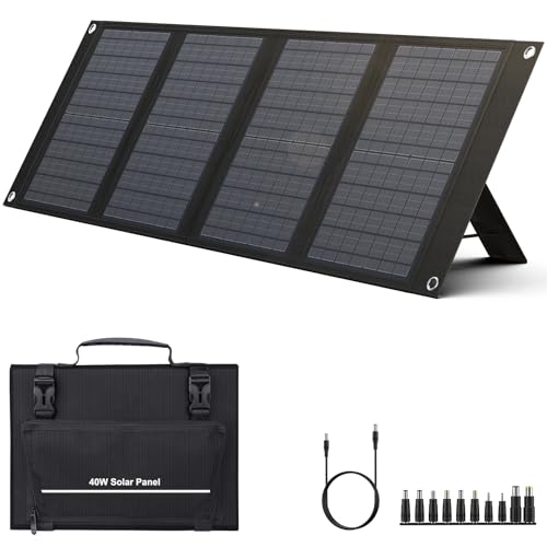 Powkey 40W Folding Solar Panel