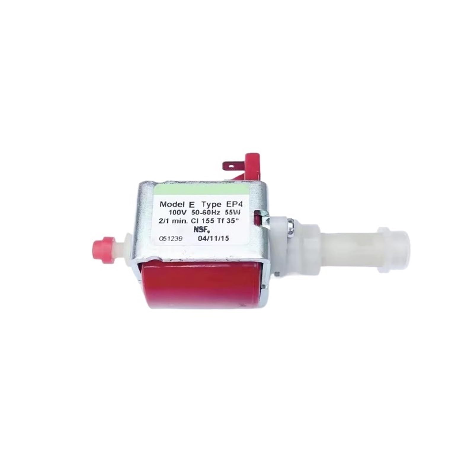 EP4/EP5 High Pressure Mini Electromagnetic Pump AC 100V 50-60HZ 55W Coffee Machine Solenoid Water Pump Plunger Pump(Model E Type EP4)